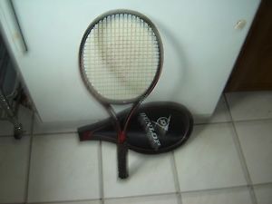Vtg DUNLOP POWERMASTER POWER MASTER MIDSIZE GRAPHITE Racquet Racket 4 1/2 +cover