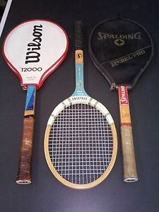 Lot of WOODEN TENNIS RACQUET LEGENDARY WOMEN CHRIS EVERT TRACY AUSTIN DORIS HART