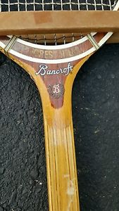 Vintage Bancroft Forest Hills Tennis Racket with spreader 4-1/2 M
