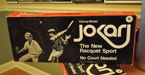 Vintage Rare 1970's Jokari Champ Model Racquet Sport Kit Never Used In Box