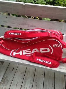 Brand New Head Red Tennis Racquet Bag Red Special Edition