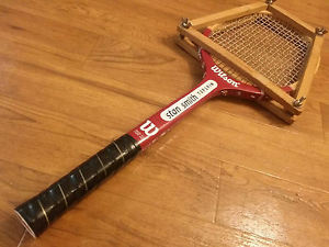 Old Stan Smith Top Spin Wooden Mid Tennis Racket/Racquet 4 5/8'' MINTY FRESH!