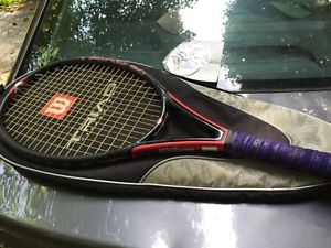 Wilson Triad Hammer 5.0 Oversize 110 head 4-1/4 grip Tennis Racquet ORIG RECEIPT