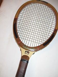 Marcraft wood paddle racquet circa! 1950 1960