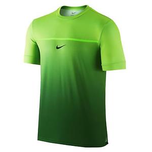 NIKE CHALLENGER PREMIER RAFA CREW GRADIENTTENNIS SHIRT 802853-342 New w/ tag\