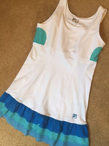 FILA tennis dress with ruffle  sz MED