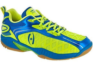 Harrow Vortex Indoor Court Shoe - Green/Blue - Badminton, Squash, Volleyball