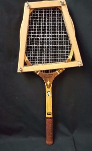 Vintage Sears Roebuck and Co Tennis Racquet Ted Williams Deluxe