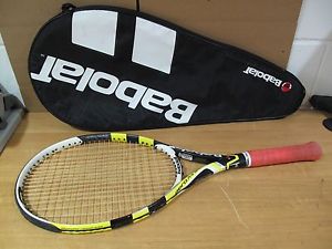 Babolat AeroPro Drive Plus Grip size 4 3/8 Tennis Racquet with case