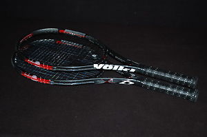 Pair Of Volkl Organix 4 Tennis Racquets Grip Size 3