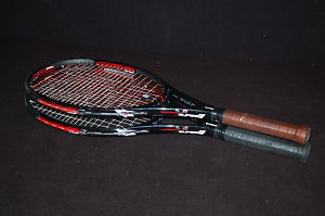Pair Of Volkl Organix 4 SuperG Tennis Racquets Grip Size 3