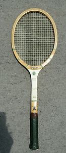 Vintage Wilson Billie Jean King Capri Tennis Racket 1970s Wood Wooden USA
