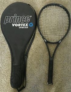 Prince Vortex Oversize OS Tennis Racket 4 3/8 No. 3 w/ Cover Carrying Case