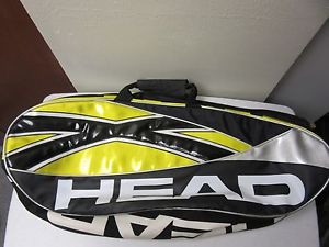 Head Black & Yellow CCT Tennis Racquet Bag Great Condition