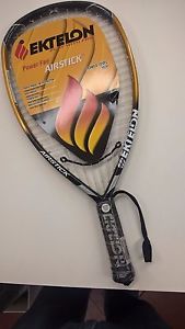 EKTELON Power Fan Airstick Racquetball Racquet Triple Threat Tungsten 1600 PL
