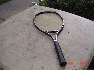 AMBI H-5015 Flat Top Big Head Tennis Racquet w 4 1/2 Leather Grip