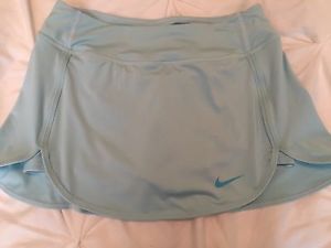 Nike Women's Dri Fit Tennis Skirt Short Combo Size S Light Blue