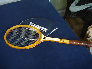 Slazenger Autograph Bamboo Tennis Racquest 4 5/8 L   JAPAN "VERY GOOD"