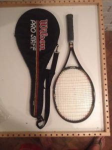 WILSON PRO STAFF 6.1 CLASSIC 95 Sq In MIDPLUS TENNIS RACKET W/ CASE - Grip 4 5/8