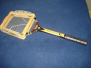 Vintage TA Davis Tennis Racquet 4 1/2" "Excellent"