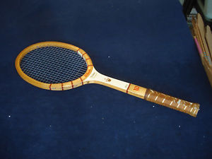Wilson Jack Kramer Autograph Wooden Tennis Racquet Vintage 4 5/8 M
