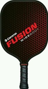 Gamma Fusion Widebody Pickleball Paddle, 8.5 oz, Fiberglass Composite Hitting