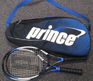 Lot of 2 Prince LongBody Thunder Cloud Titanium OS 110 4 3/8 Tennis Racquets