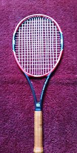 Wilson RF 97 Pro Staff tennis racquet with NXT 16 strings