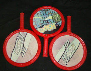 Lot of 3 - KOOSH Paddles Ball Racquets - OddzOn Vintage Kids Nerf Toy