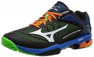 Mizuno Tennis Shoes WAVE EXCEED TOUR 2 OC 61GB1672 Black X white X light green