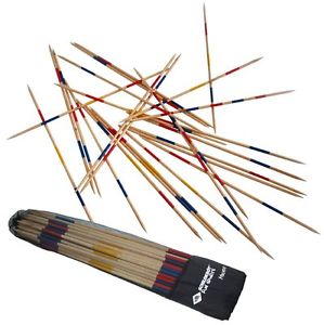 FSC-/Bois- JEU DE MIKADO GÉANT DE JARDIN version XXL (Longueur 90,Ø1,1cm) de l