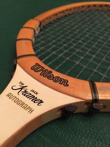 Vintage Wilson Jack Kramer Autograph Wooden Racquet, 4 5/8, 1960's