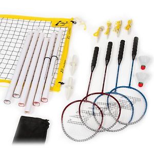 Lawn Games Badminton System Set Pole Shuttlecock Net Family Play Ace Outdoor NEW