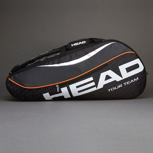 HEAD Tour Team 3R Pro Tennis Carrying Bag Black Orange Gray