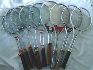 Lot of 9 Vintage Tennis Racquets Wilson T3000, Spalding, etc.... ##14