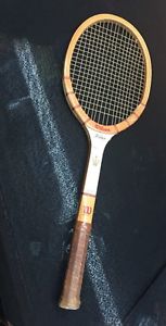 Vintage Wilson "The Jack Kramer Autograph" Wood Tennis Racquet Med. 4 5/8