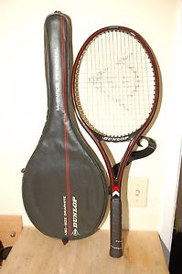 Dunlop McEnroe Personal Graphite Tennis Racquet Racket 4 3/8 w/ Case