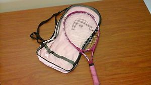 Head Girls Jr. Barbie Tennis Racket Racquet 23" w/ Carrying Bag
