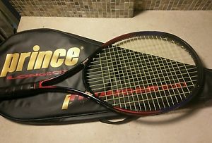 PRINCE LONGBODY THUNDER 820 OS 107  28"  TENNIS RACQUET WITH CASE!