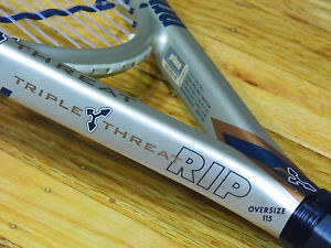 NEW STRING Prince Triple Threat Rip Super Oversize 1200pl $280 Racquet NEAR MINT