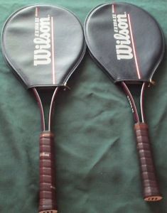Pair of Wilson Extra II Tennis Rackets Midsize Tennis Racquets Sports Equipment
