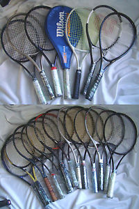 Lot of 20 Tennis Racquets Wilson, Prince, Head, etc.. mixed ##16