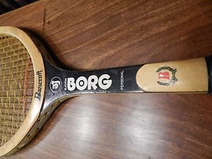 LOT of 3 VTG. Tennis Racquets Bancroft Bjorn Borg PERSONAL-Dunlop Maxply +1