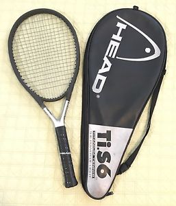 HEAD Ti. S6 OVERSIZE 16X19 GRAPHITE TENNIS RACKET W/CASE NEW 4 1/2 GRIP AUSTRIA