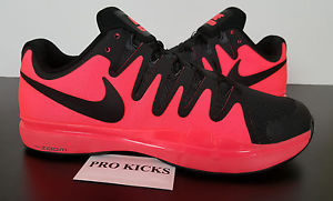 NIKE AIR ZOOM VAPOR 9.5 TOUR "ROGER FEDERER" BLACK HOT LAVA 631458-801 (SIZE 13)
