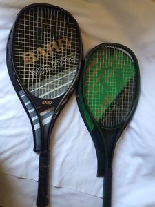 VINTAGE BARD JADE FIRE MID & BARD MID FIRE TENNIS RACQUETS