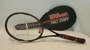 WILSON PRO STAFF MIDSIZE ~ Graphite & Kevlar ~ TENNIS RACQUET ~4 1/2" PWS ~ RARE