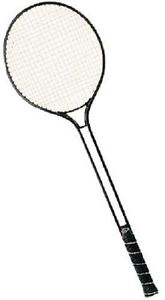 New Champion BR50 Aluminium Double Shaft Badminton Racquet Leather Dimpled Grip