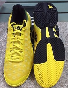 Adidas Barricade 2015 Tennis Sneakers Size 12.5 Black/Yellow MPN B33505