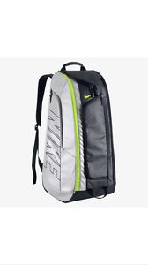 New Nike Court Tech 1 Tennis Bag Backpack 29 x 14 x 13 BA4866 072 Rare RackPack